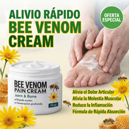 Bee Venom Pain Cream – Acción Rápida y Profunda
